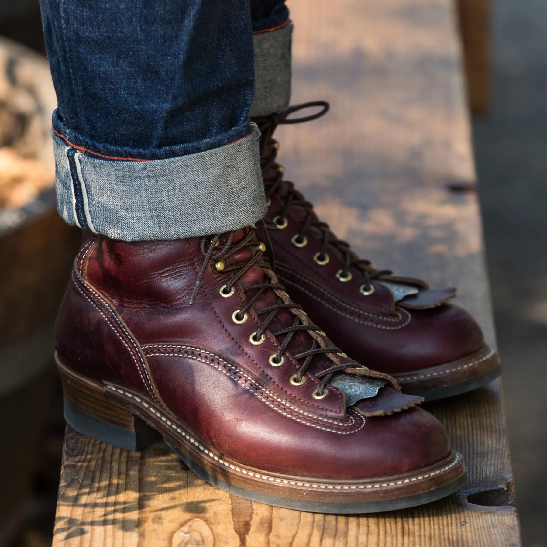 Donkey Puncher Boots - Burgundy CXL