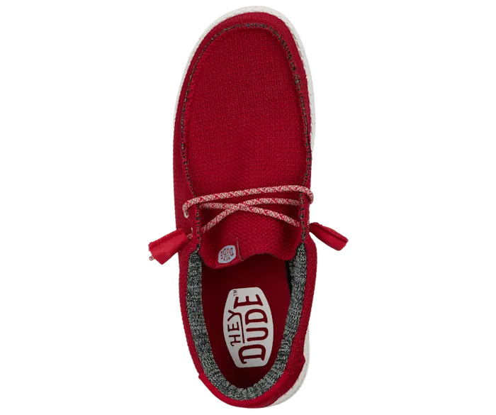 Dude - Wally Sport Mesh - Dark Red
