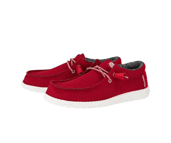Dude - Wally Sport Mesh - Dark Red