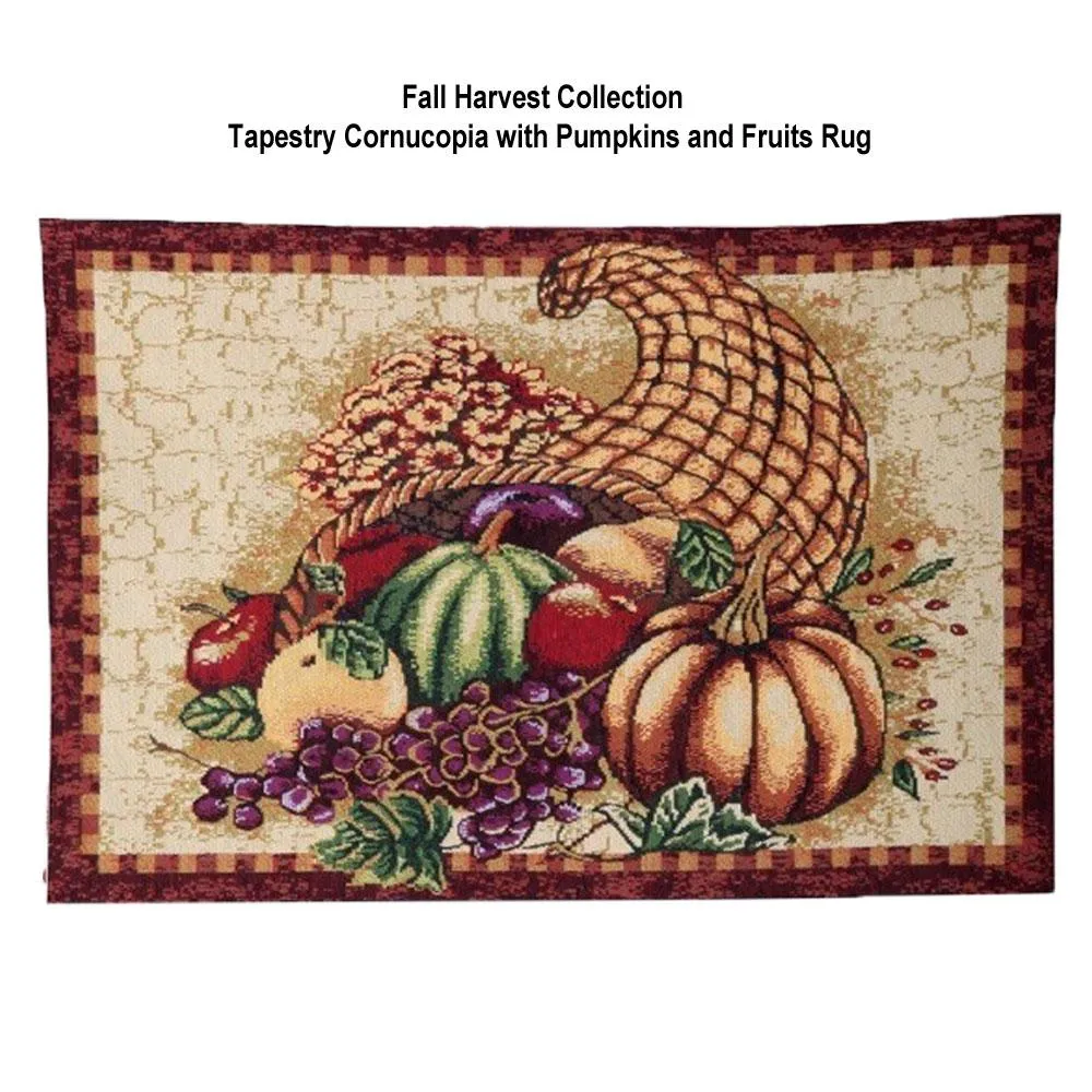 Fall Collection 19"x 27" Tapestry Rugs