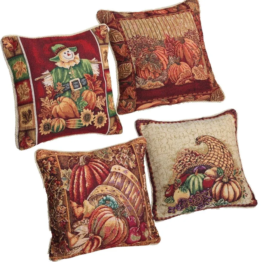Fall Collection Tapestry Throw Pillows