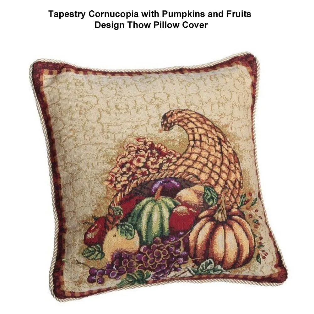 Fall Collection Tapestry Throw Pillows