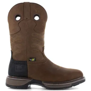 FRYE SAFETY-CRAFTED 10" WESTERN INTERNAL MET GUARD EH STEEL TOE BOOT - MEN'S