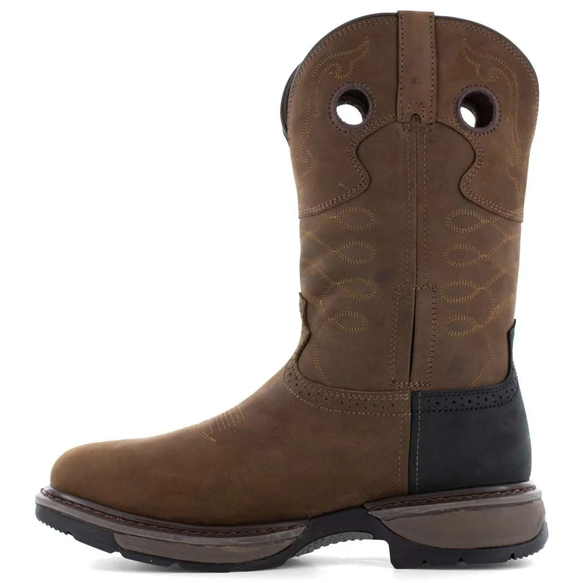 FRYE SAFETY-CRAFTED 10" WESTERN INTERNAL MET GUARD EH STEEL TOE BOOT - MEN'S