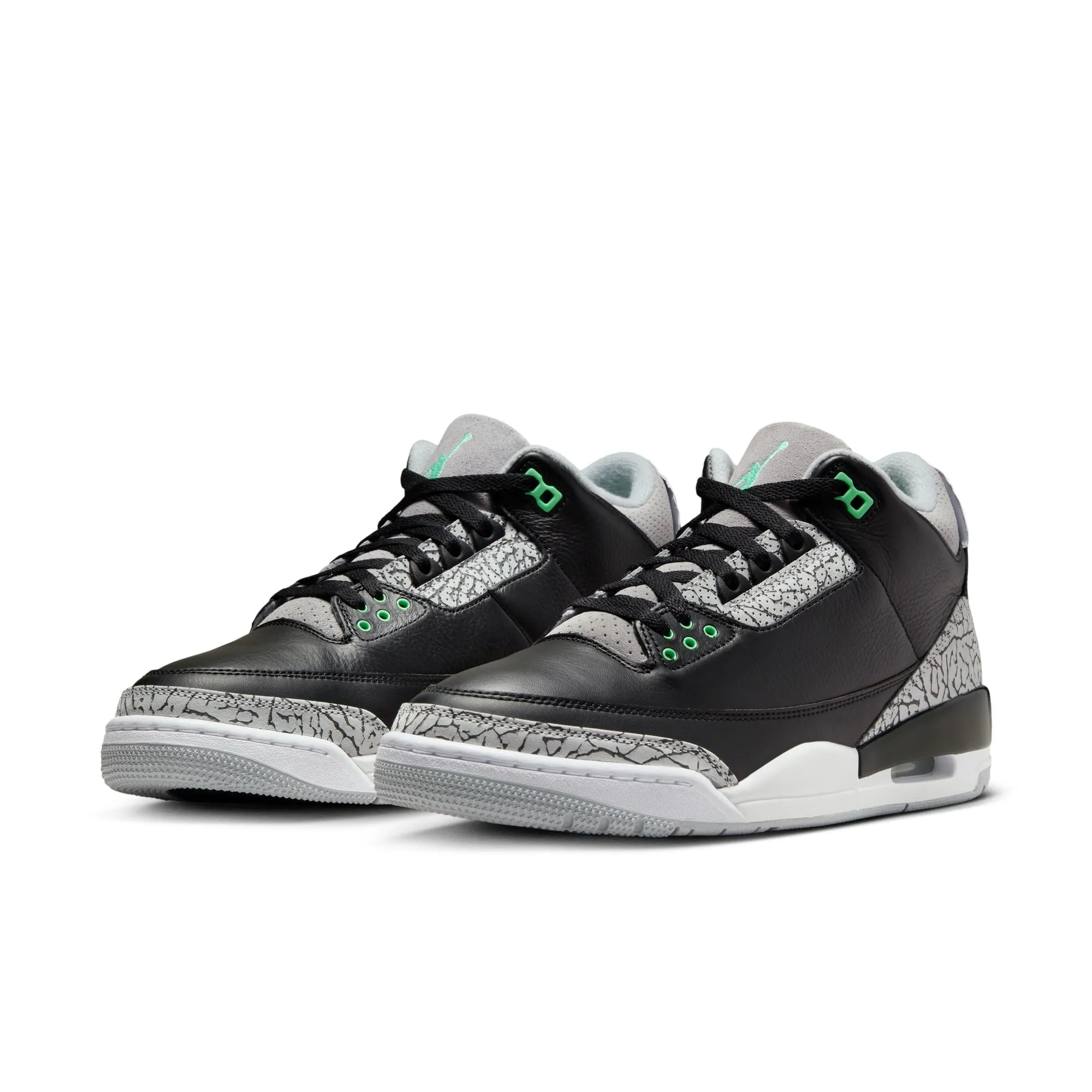 Jordan - Men - Retro 3 - Black/Green/Grey/White