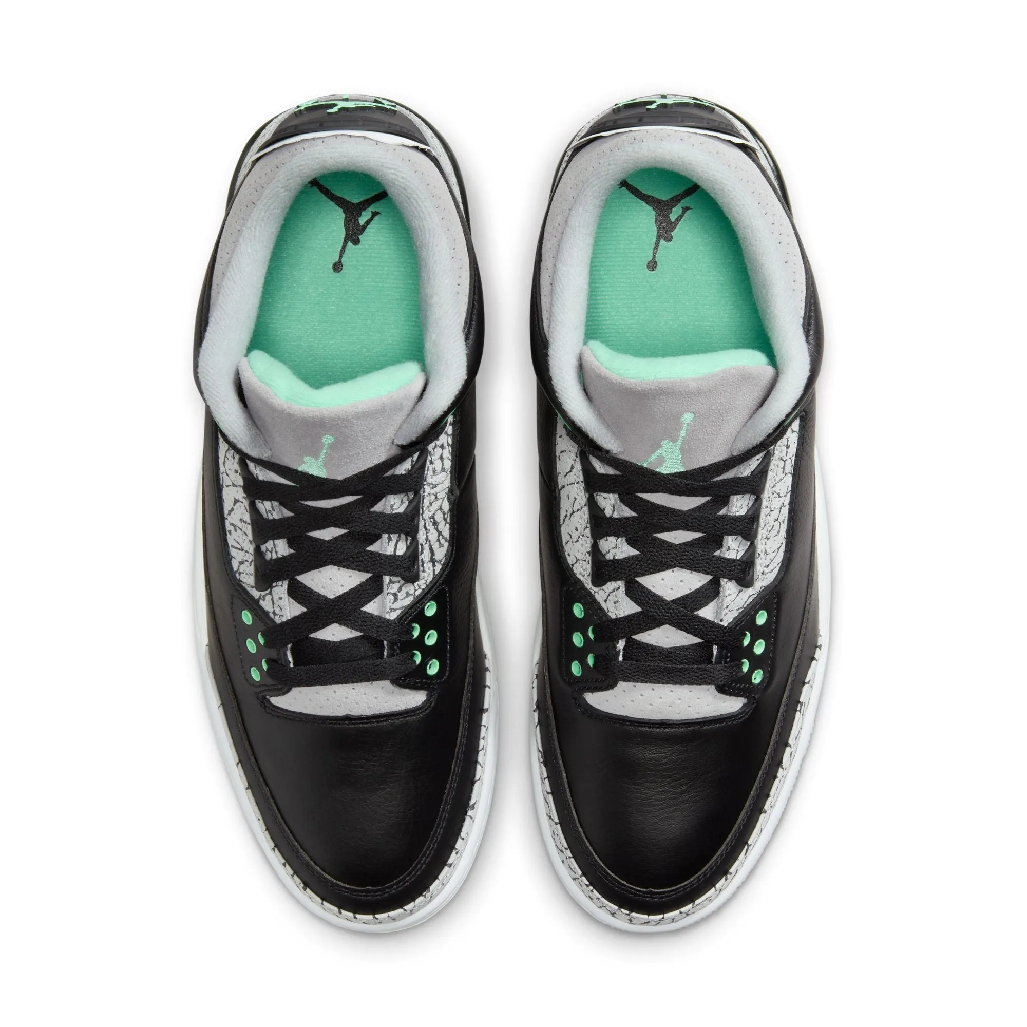 Jordan - Men - Retro 3 - Black/Green/Grey/White