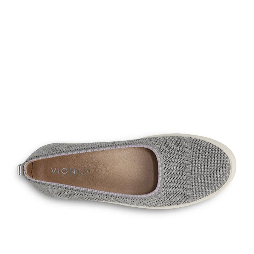 Journey Uptown Skimmer Knit  Women's Shoes - Light Grey