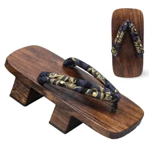 Kimono Wooden Sandals 【Dragon】
