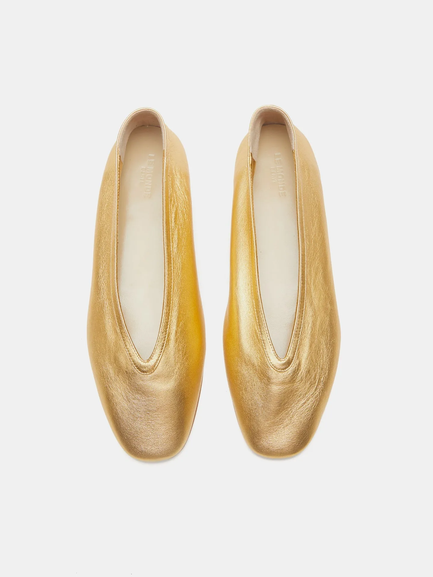 Luna Slipper / Yellow Gold Leather