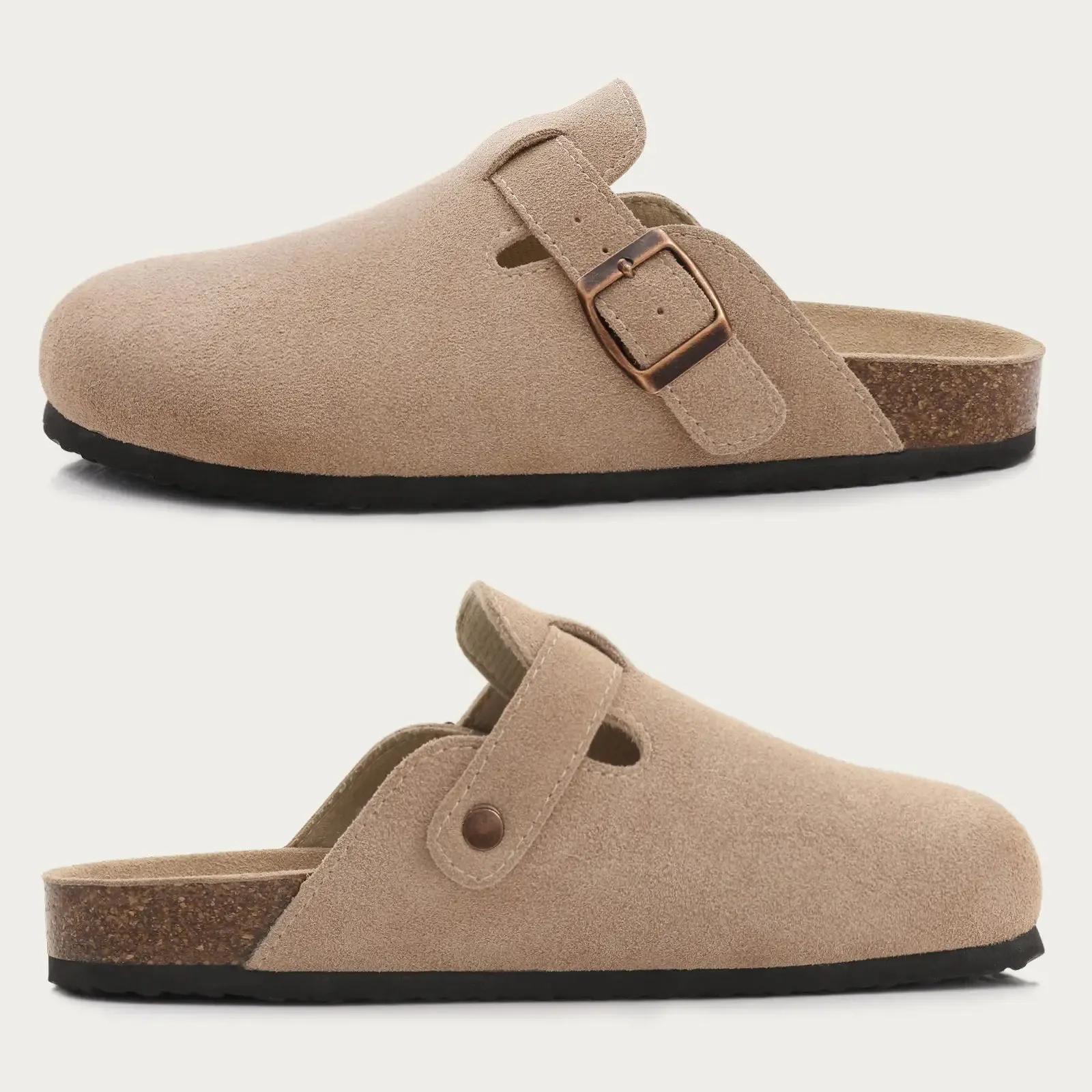 Luxevo - Modern stylish suede slippers