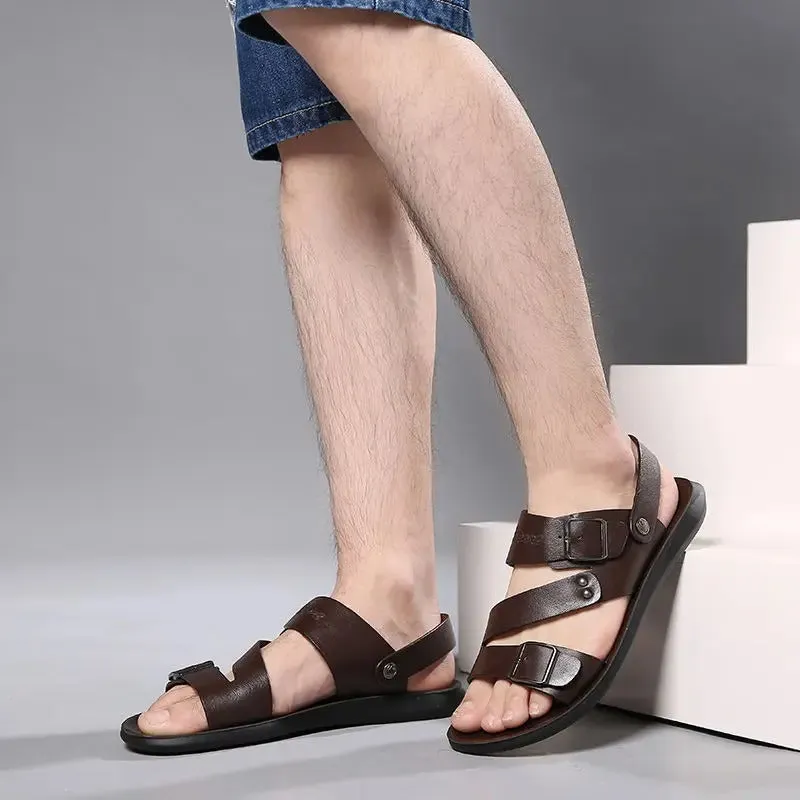 Matt Flat Sandals for Men