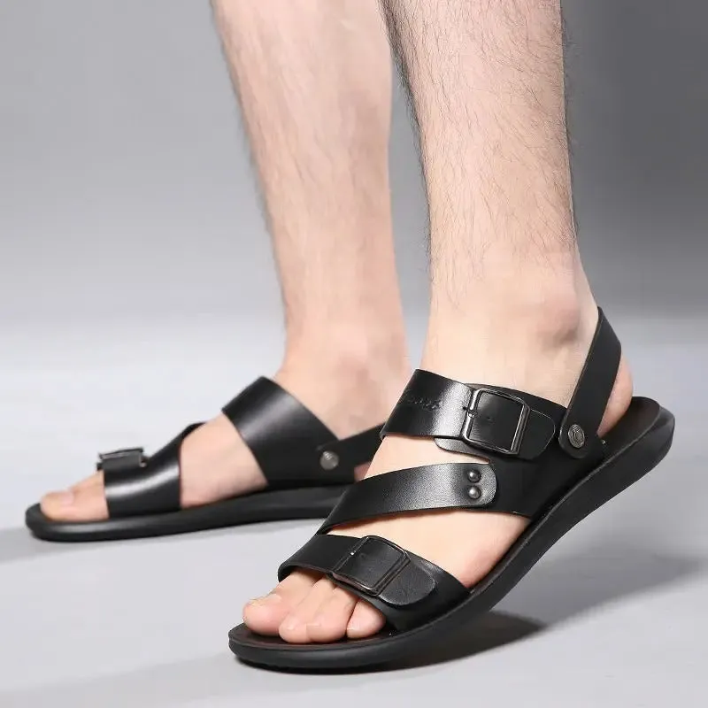 Matt Flat Sandals for Men
