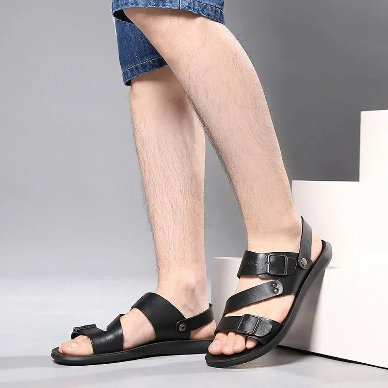 Matt Flat Sandals for Men