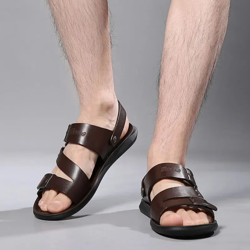 Matt Flat Sandals for Men