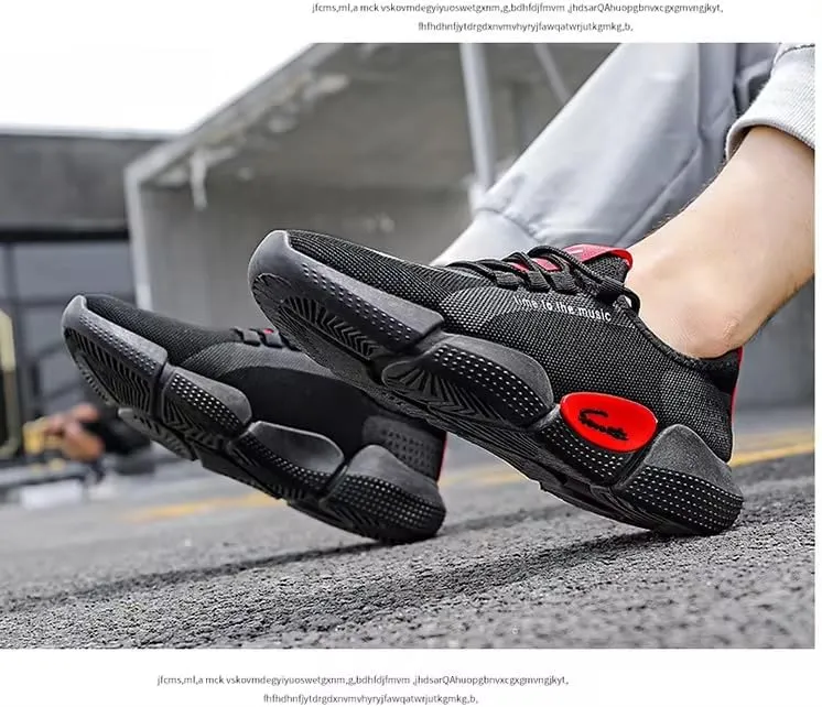 Men's Running Shoes Ultra Lightweight Breathable Walking Shoes Non Slip Athletic Fashion Sneakers Mesh Workout Casual Sports Shoes