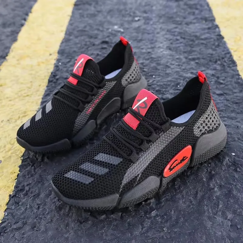 Men's Running Shoes Ultra Lightweight Breathable Walking Shoes Non Slip Athletic Fashion Sneakers Mesh Workout Casual Sports Shoes