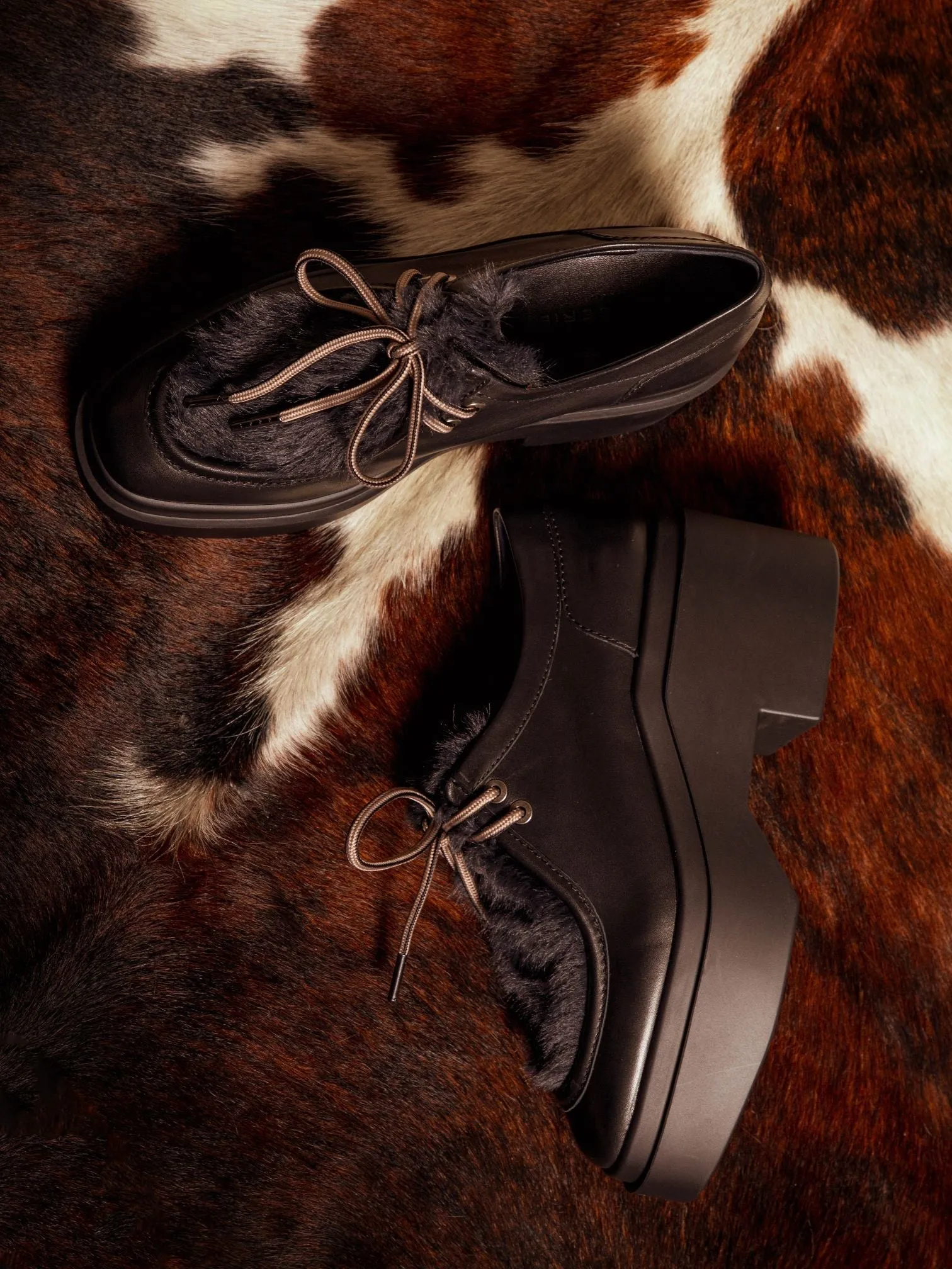 NORTON, black & faux fur