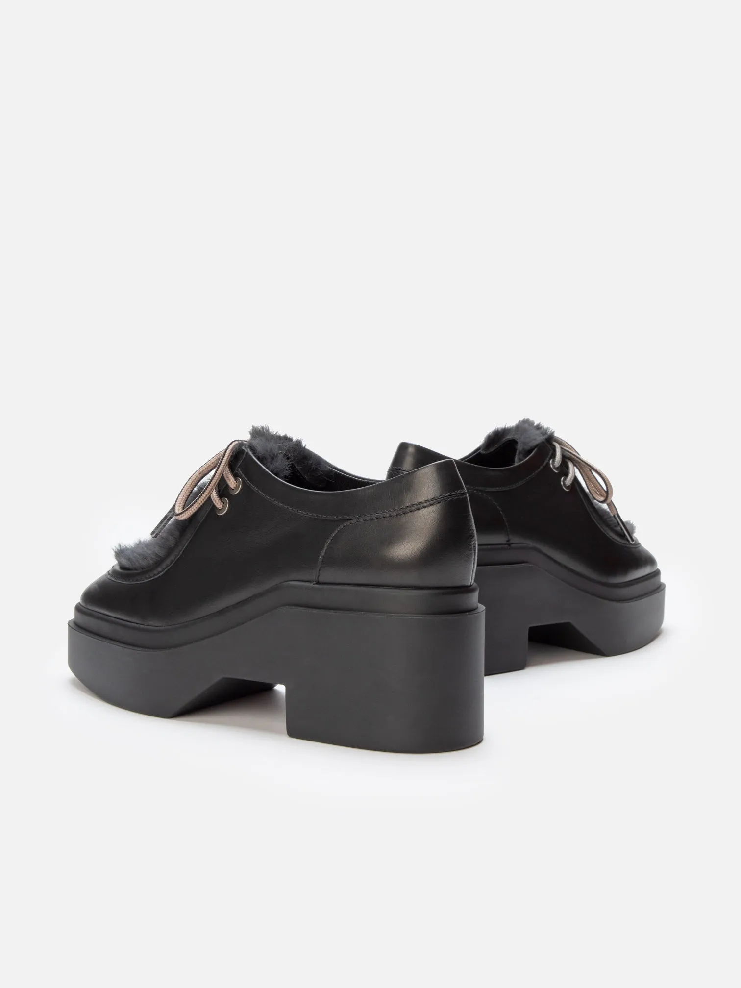 NORTON, black & faux fur