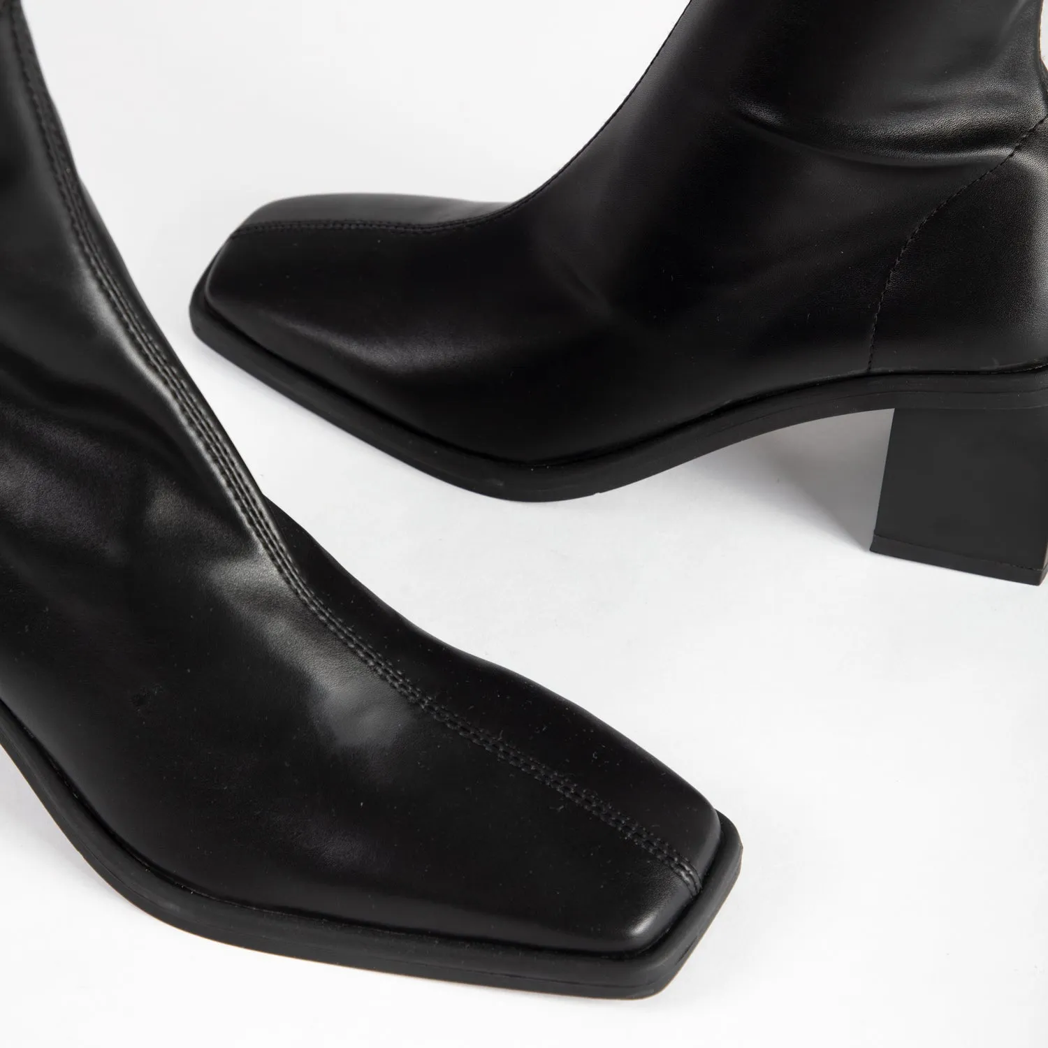 RAID Averie Sock Ankle Boot In Black