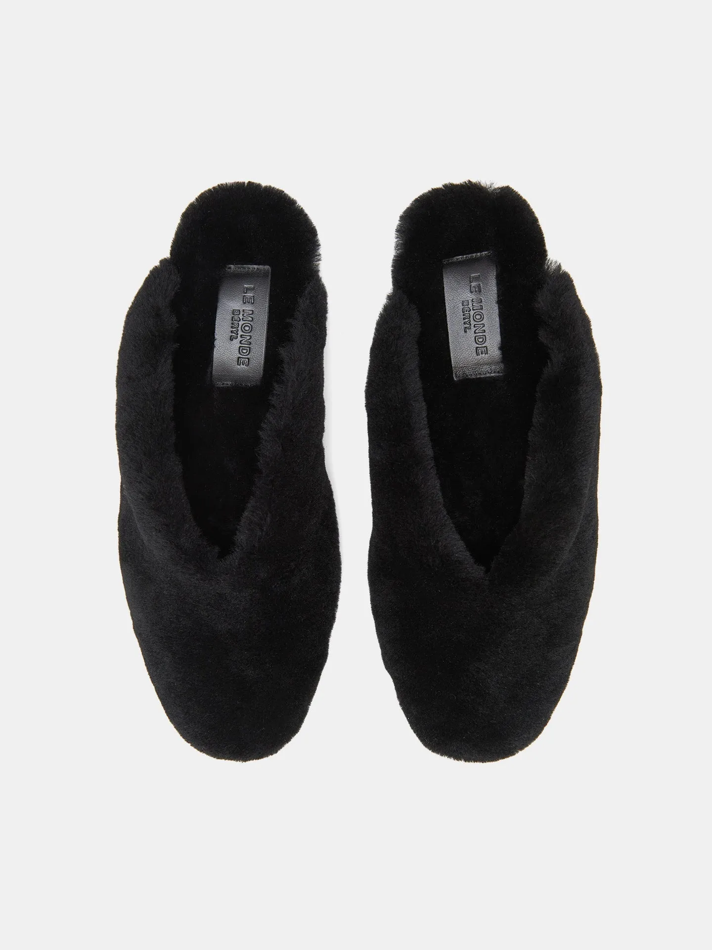 Regency Mule / Black Shearling