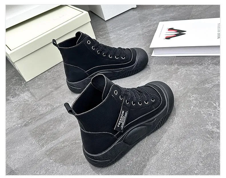 Soft Leather Lightweight Sports Shoes