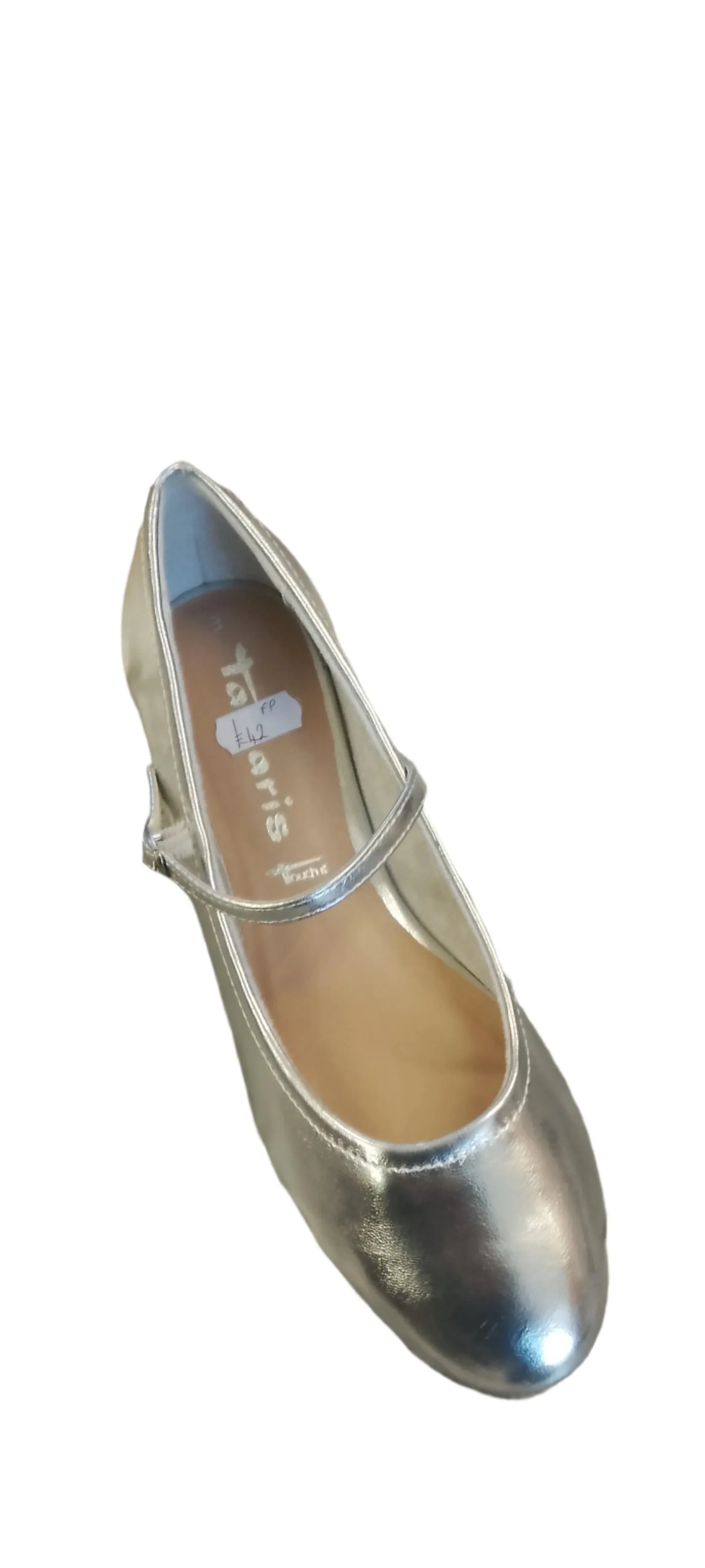 Tamaris Silver Ballerina Pump