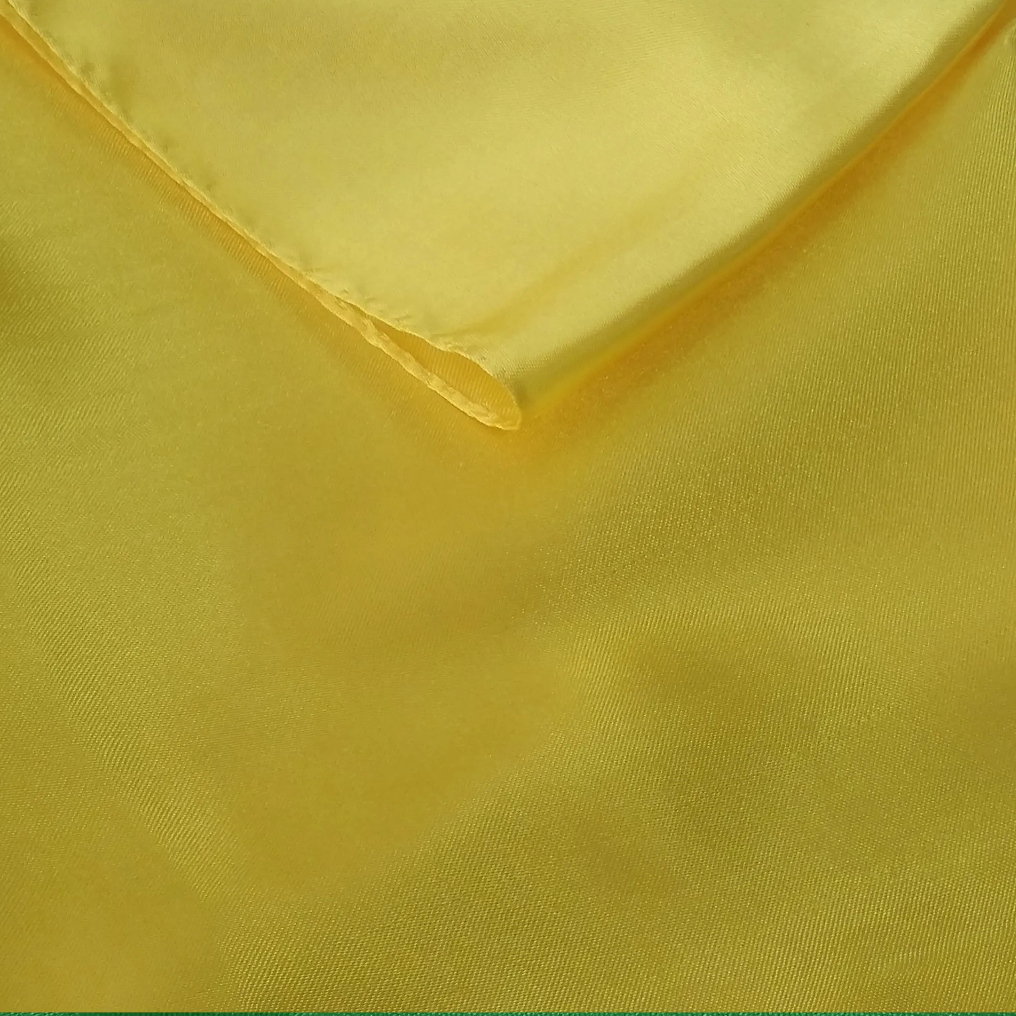 Yellow Satin Table Runner